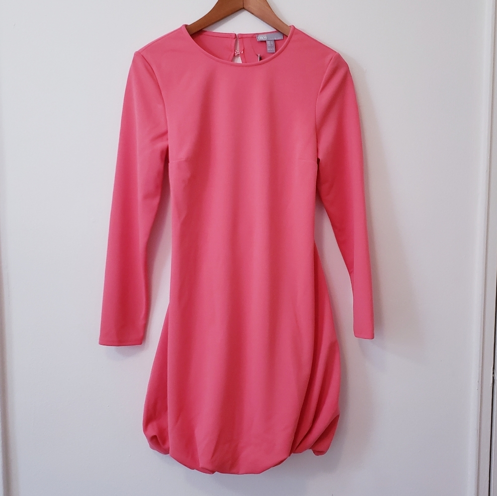 COPY - ASOS Long Sleeve Backless Pink Tie Dress S…